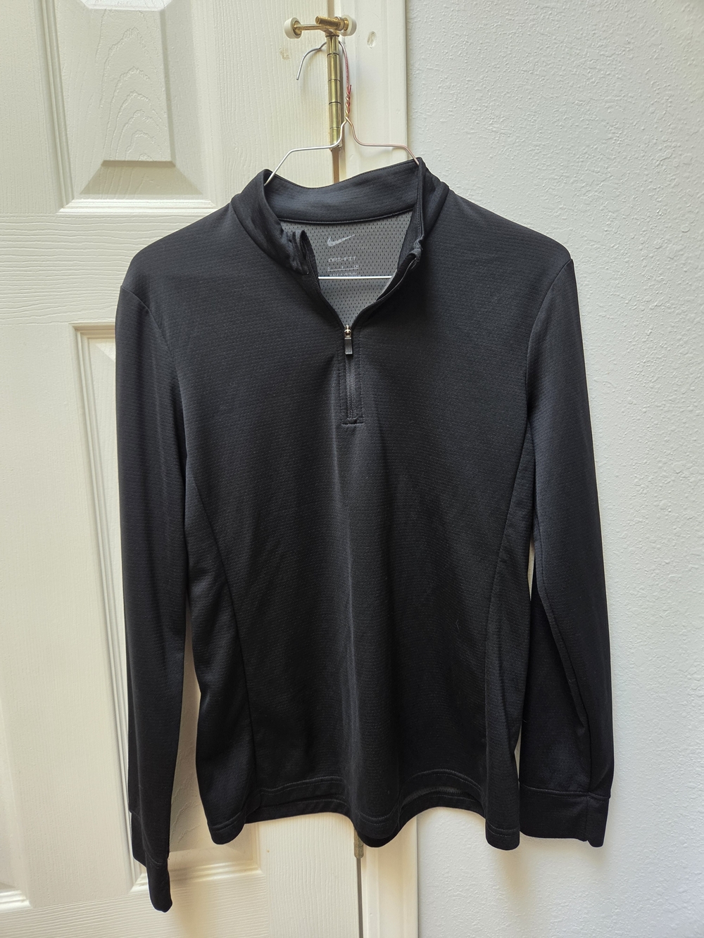 Nike Women's Black Quarter-Zip Performance Top